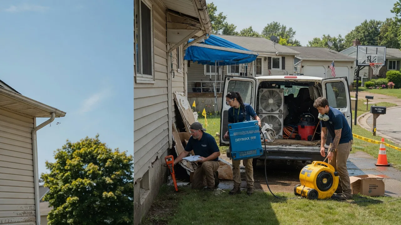 Ceiling Leak Cleanup in Royalton, IL near me