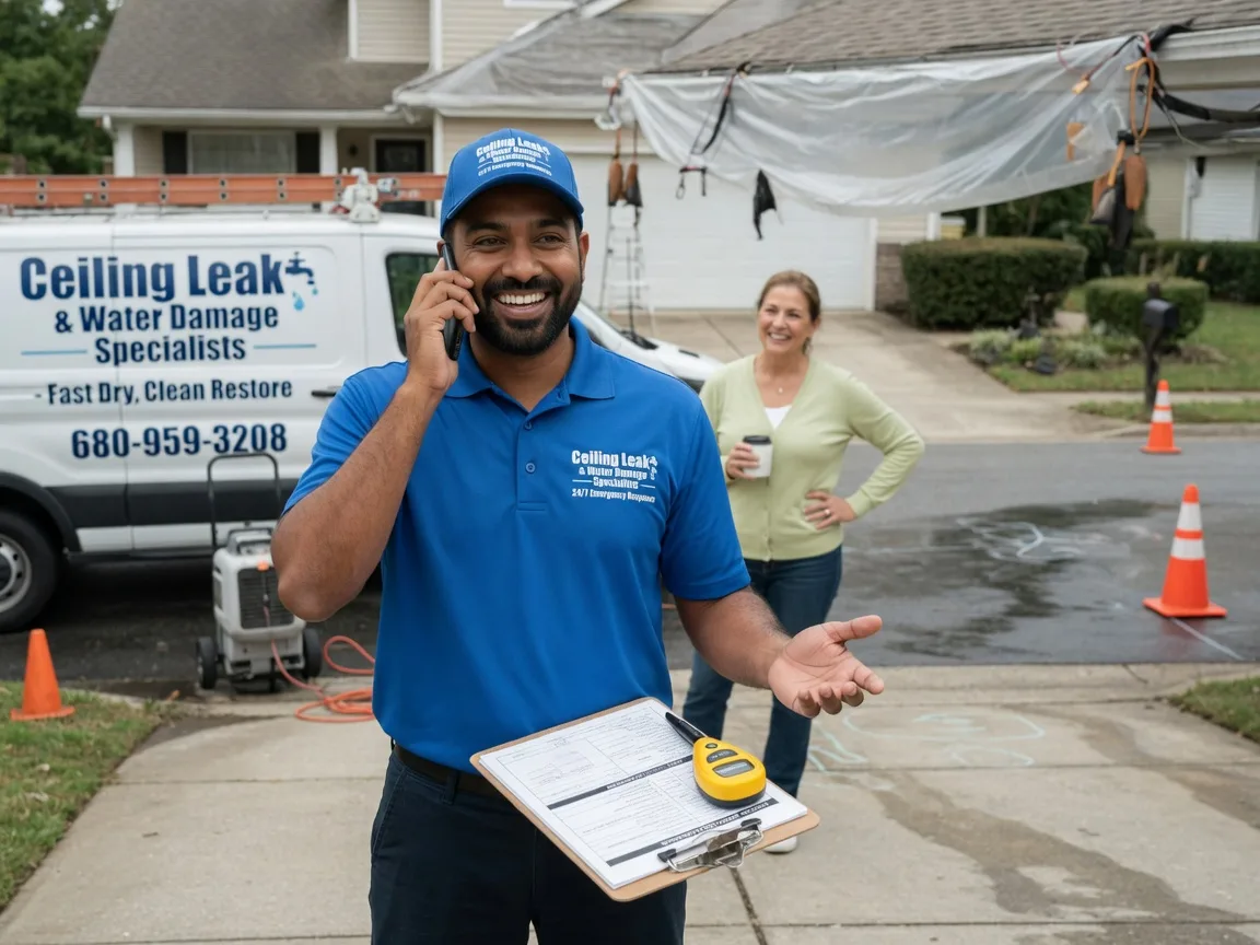 Ceiling Leak Cleanup Royalton, IL FAQs